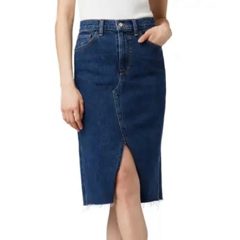 Joe's Jeans The Joplin First Step Dark Blue Pencil Skirt. Size 28.
